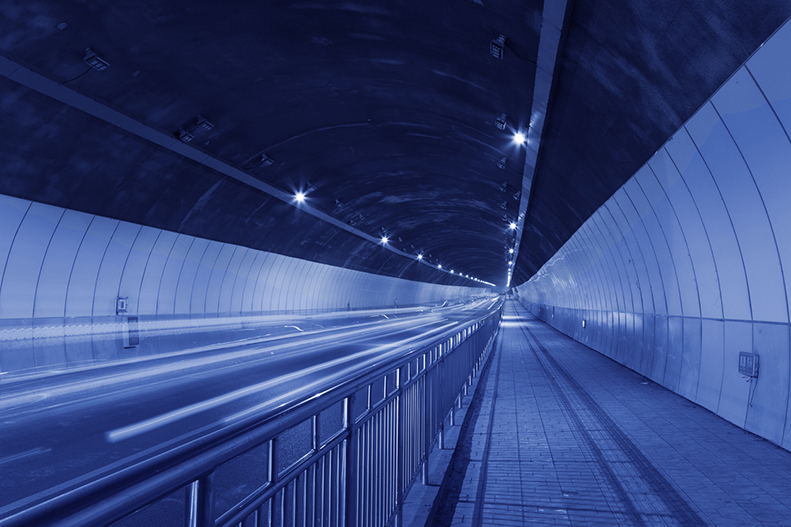 motion blur in tunnel