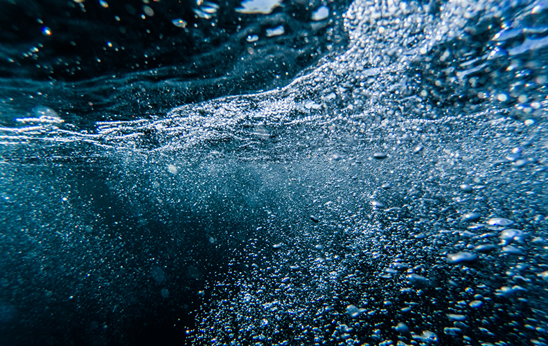 bubbles underwater