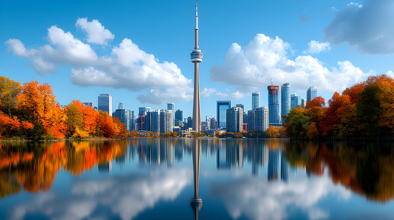 Image of Toronto skyline from the water